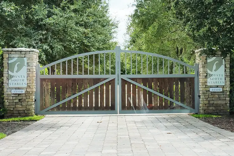 Driveway Gates — Old Town Iron Shop, piece 16