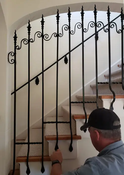 Stair Rails — Old Town Iron Shop, piece 4