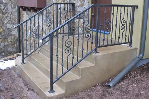 Stair Rails — Old Town Iron Shop, piece 10